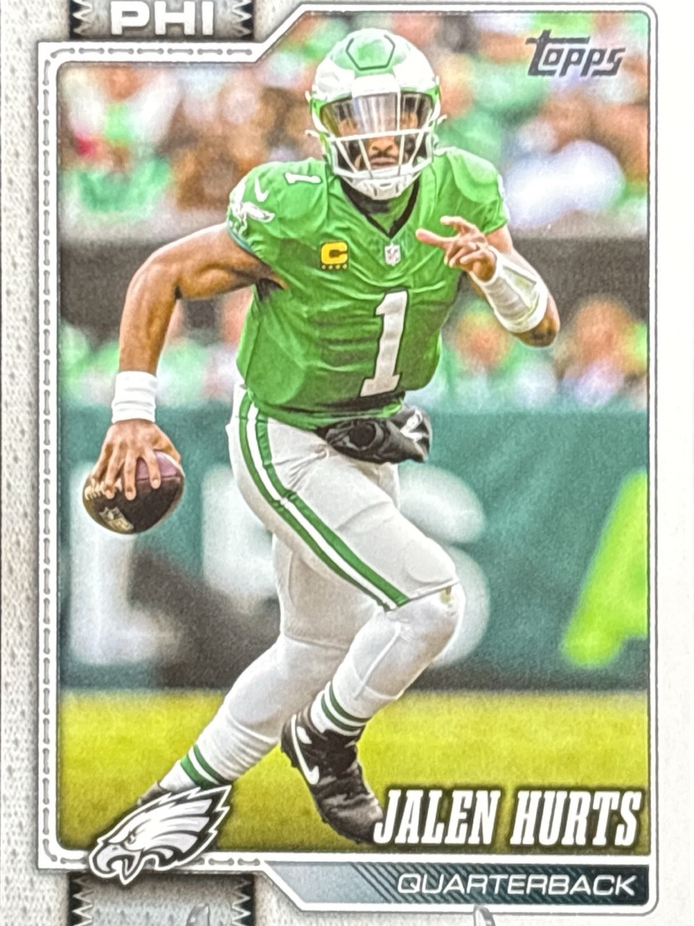 Topps Jalen Hurts Football Card